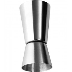 Dosador Para Bebidas Duplo 50 E 25 Ml Em Aço Inox